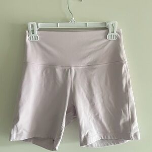 Lululemon Athletica Women's Soft Pink Bike Shorts